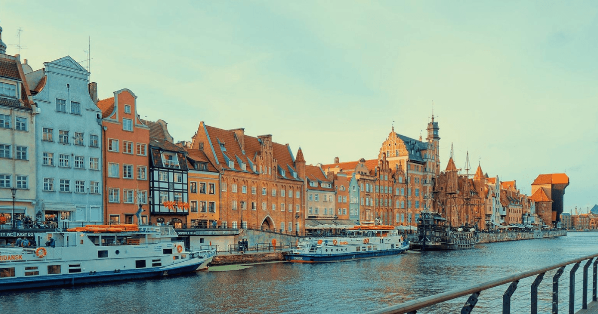 Motlawa River Embankment Gdansk