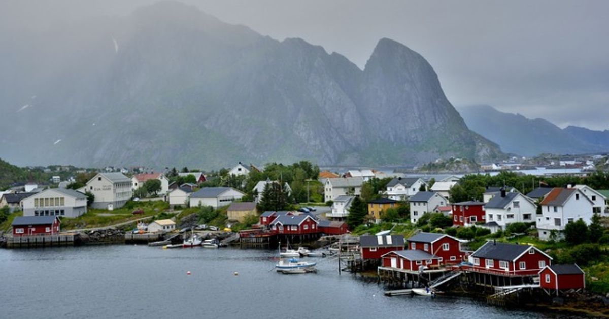 Lofted islands, Norway