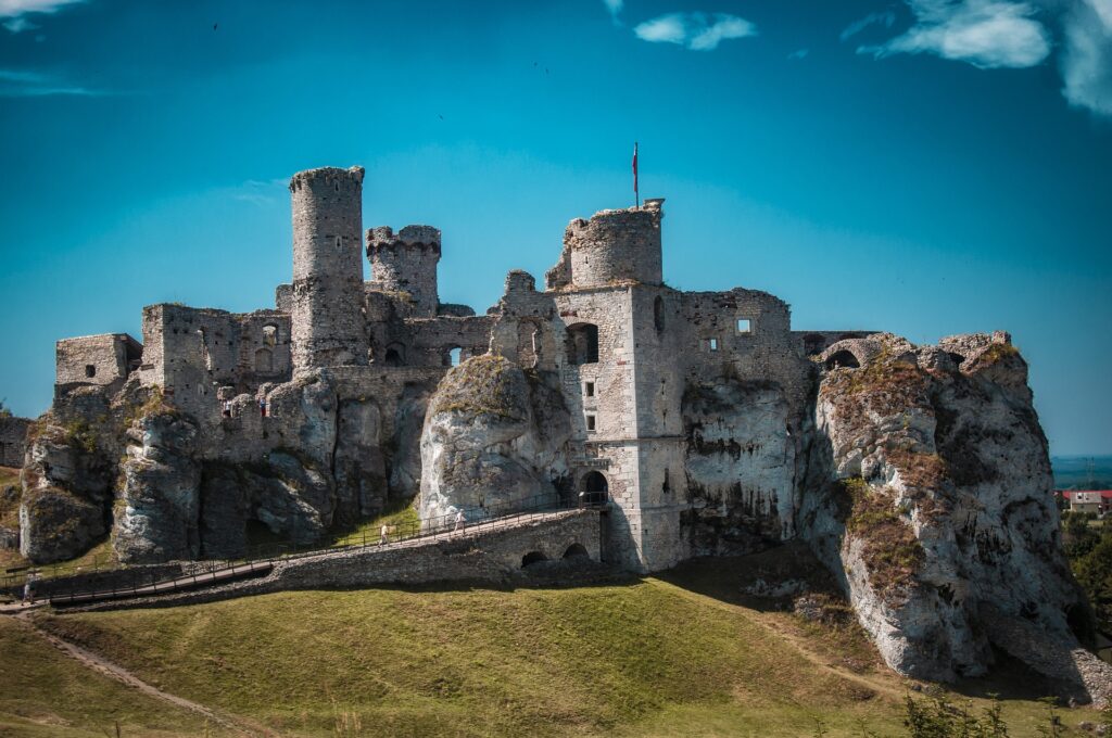 Ogrodzieniec Castle In Poland