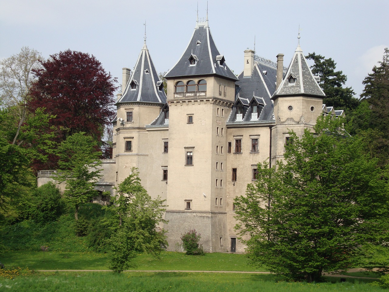 Goluchow Castle in Poland